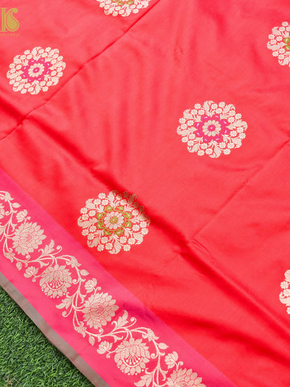 Banarasi Handloom Pure Katan Silk Kadwa Saree