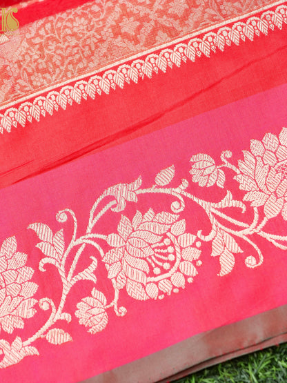 Banarasi Handloom Pure Katan Silk Kadwa Saree