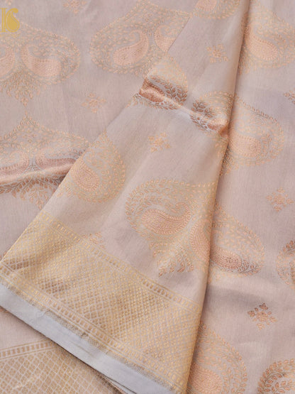 Handloom Banarasi Katan Silk Zari Vasket Saree