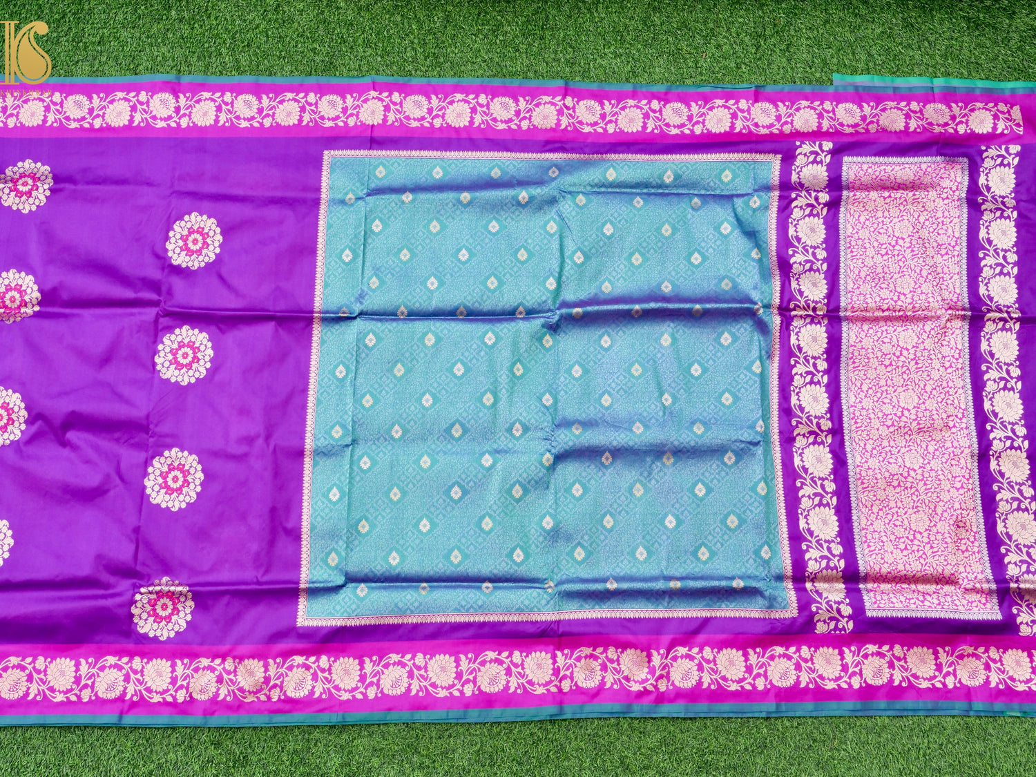 Banarasi Handloom Pure Katan Silk Kadwa Saree