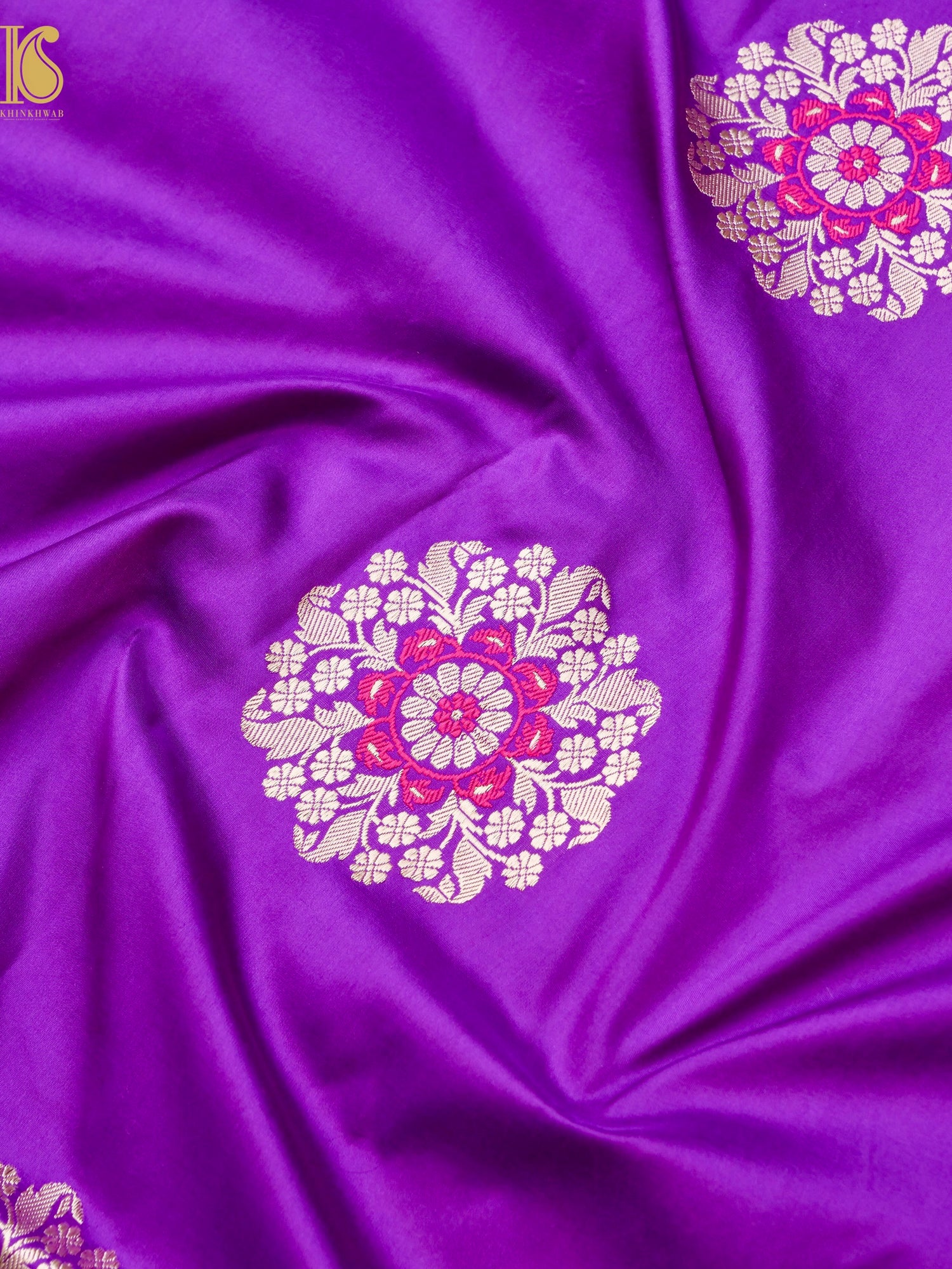 Banarasi Handloom Pure Katan Silk Kadwa Saree