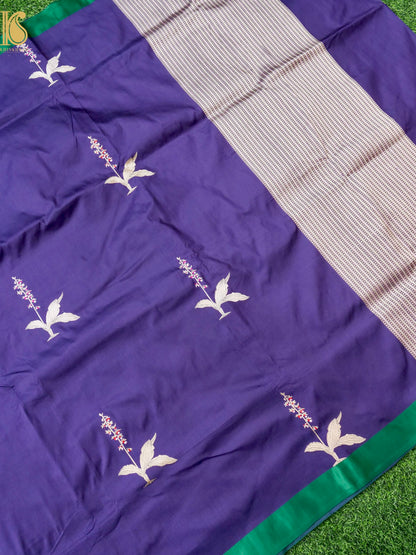 Banarasi Handloom Pure Katan Silk Kadwa Saree