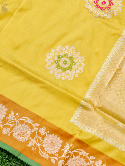 Banarasi Handloom Pure Katan Silk Kadwa Saree