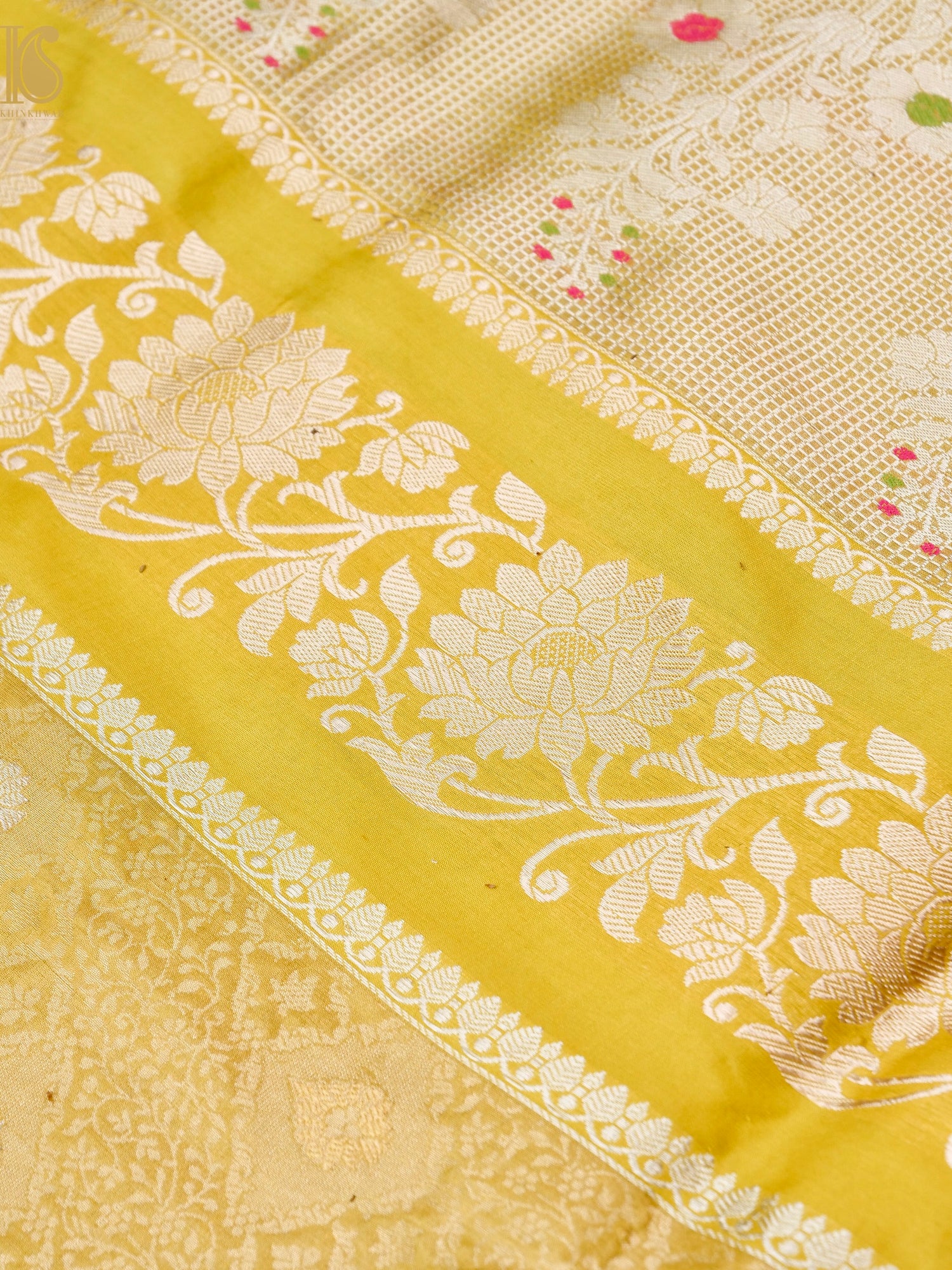 Banarasi Handloom Pure Katan Silk Kadwa Saree