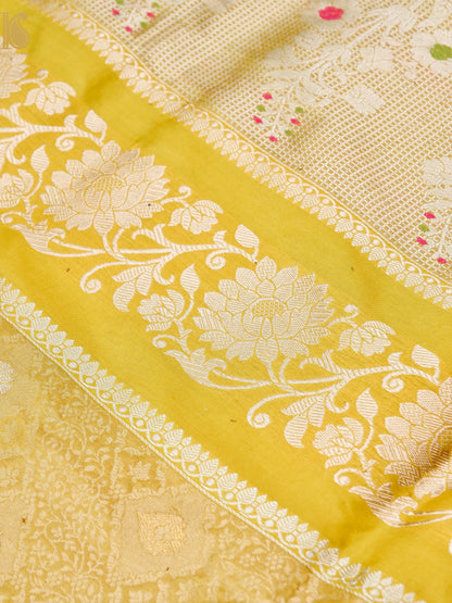 Banarasi Handloom Pure Katan Silk Kadwa Saree