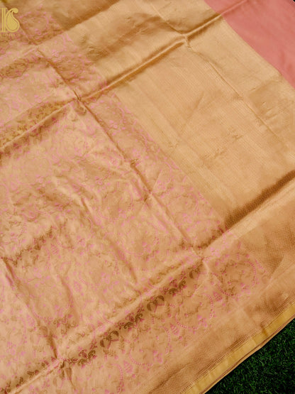 Handloom Banarasi Katan Silk Zari Vasket Saree