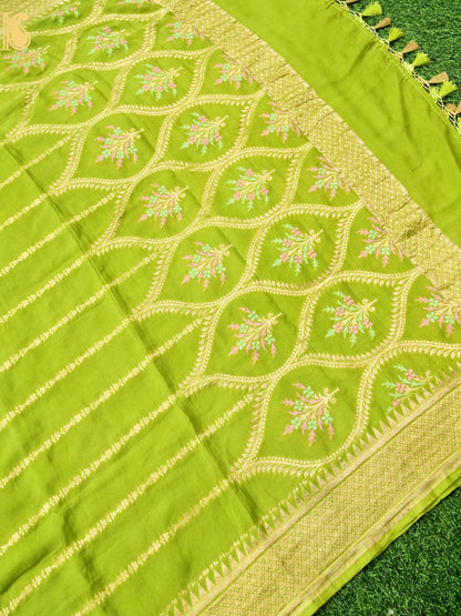 Banarasi Georgette Dupatta with Meenakari