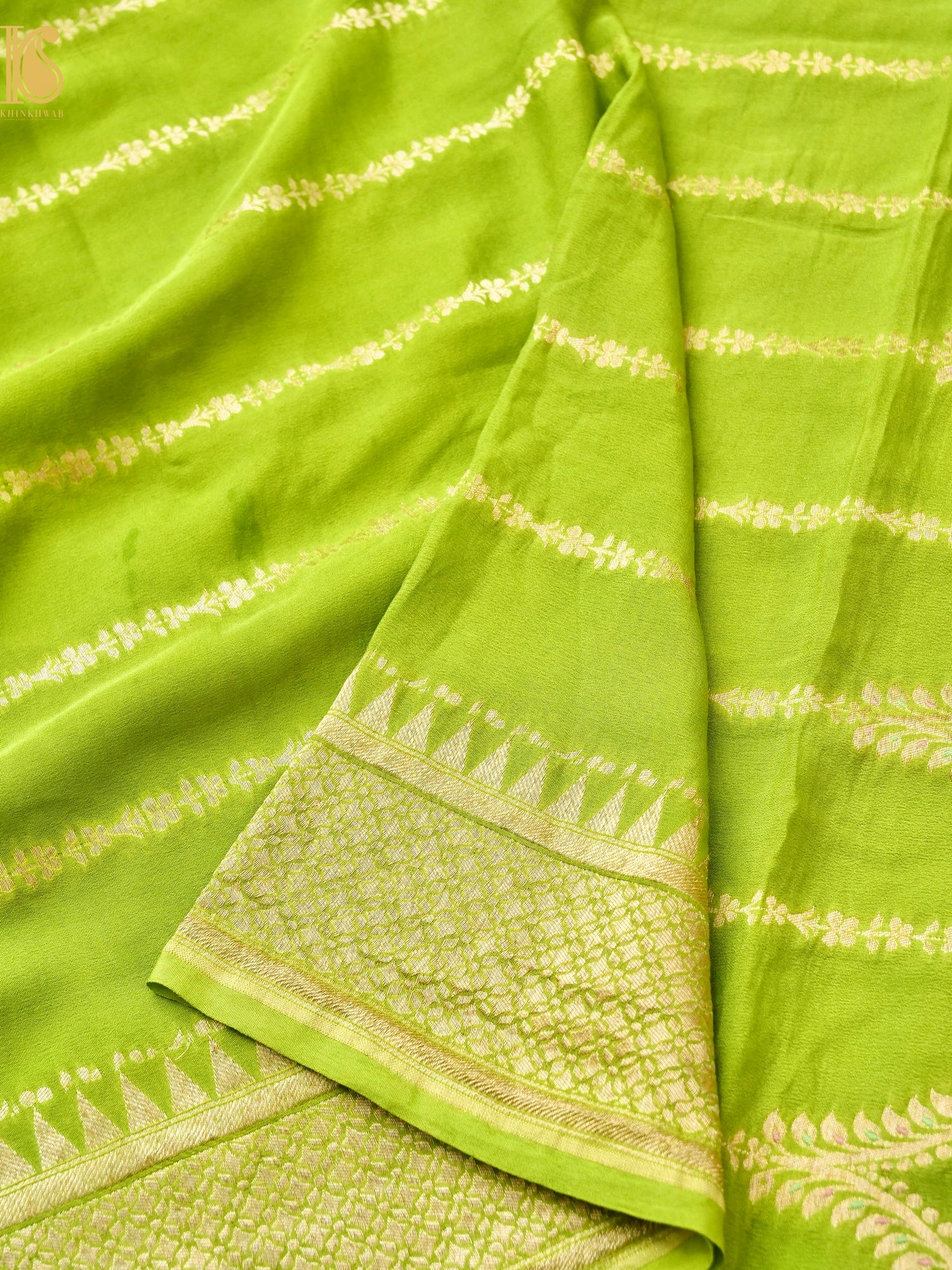 Banarasi Georgette Dupatta with Meenakari