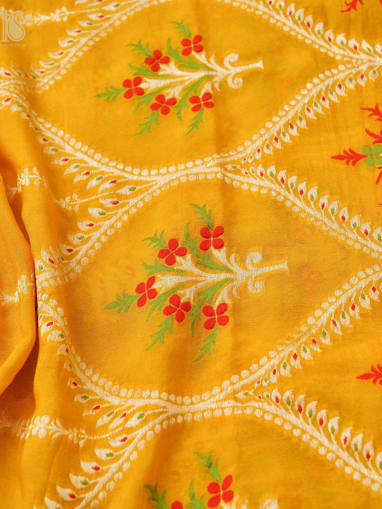 Banarasi Georgette Dupatta with Meenakari