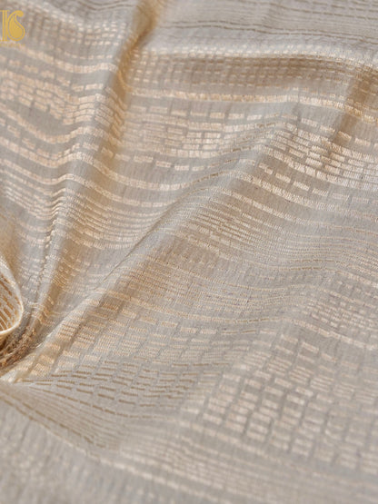 Handloom Pure Brocade Banarasi Fabric