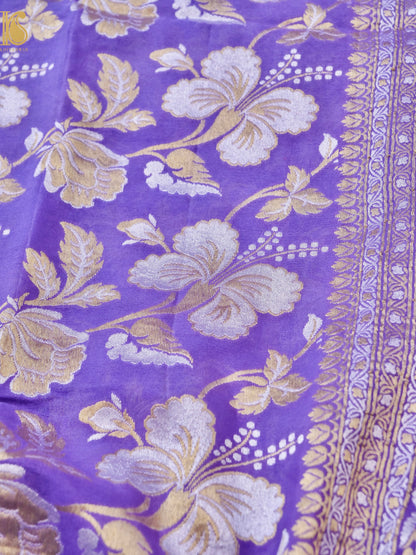 Georgette Banarasi Dahlia Dupatta