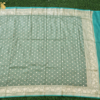 Handwoven Banarasi Moonga Silk Dupatta