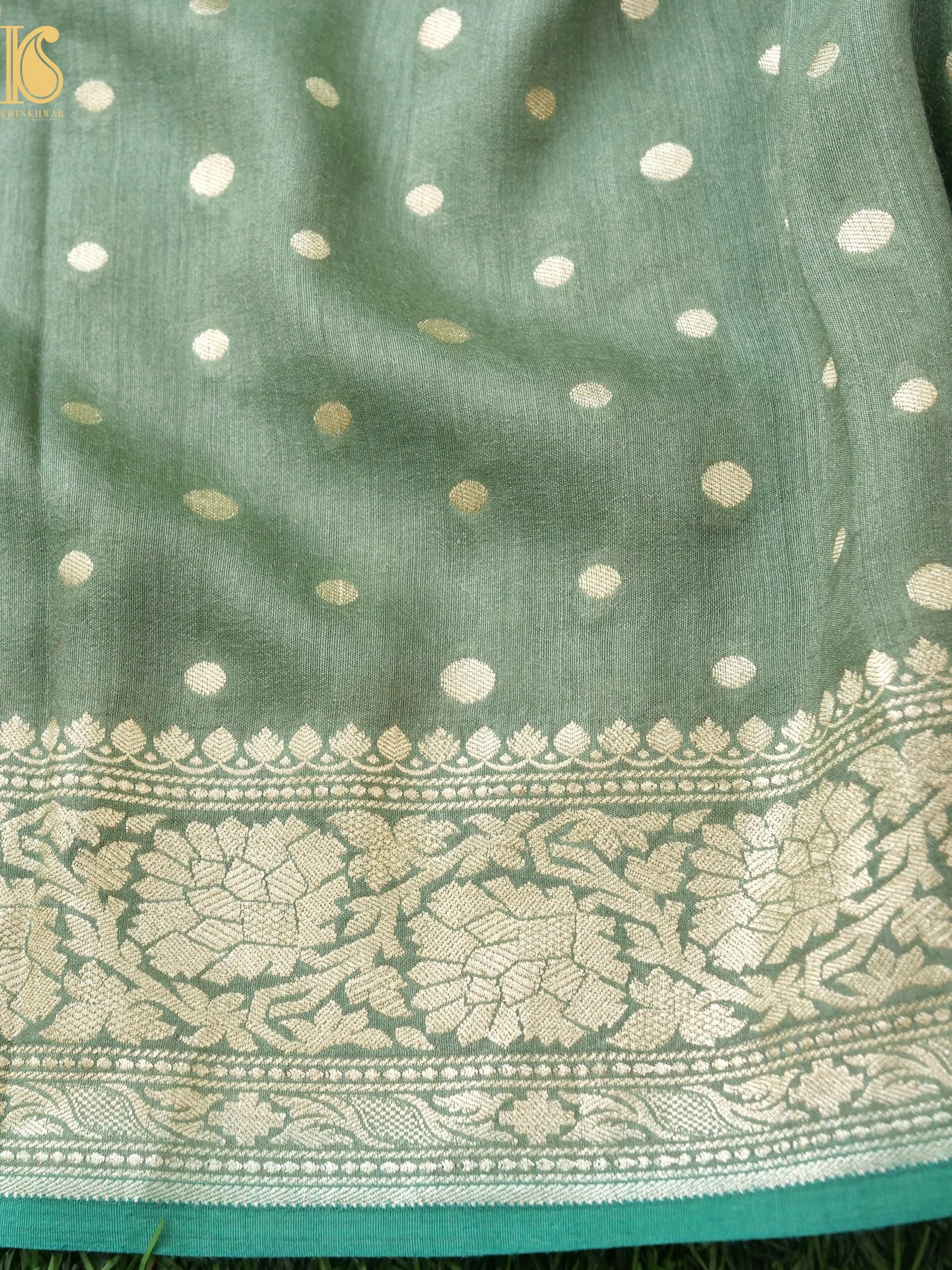 Handwoven Banarasi Moonga Silk Dupatta