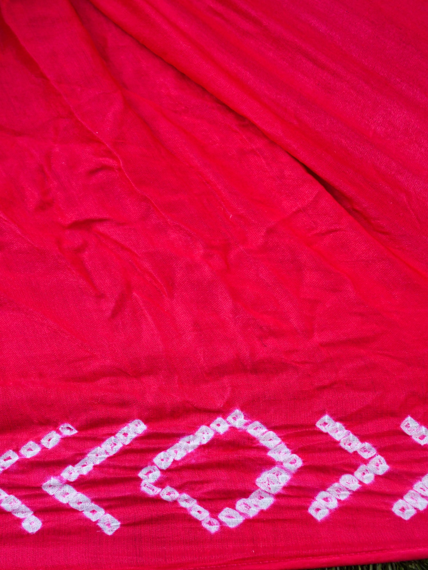 Handwoven Gajji Silk Gharchola Bandhani Saree