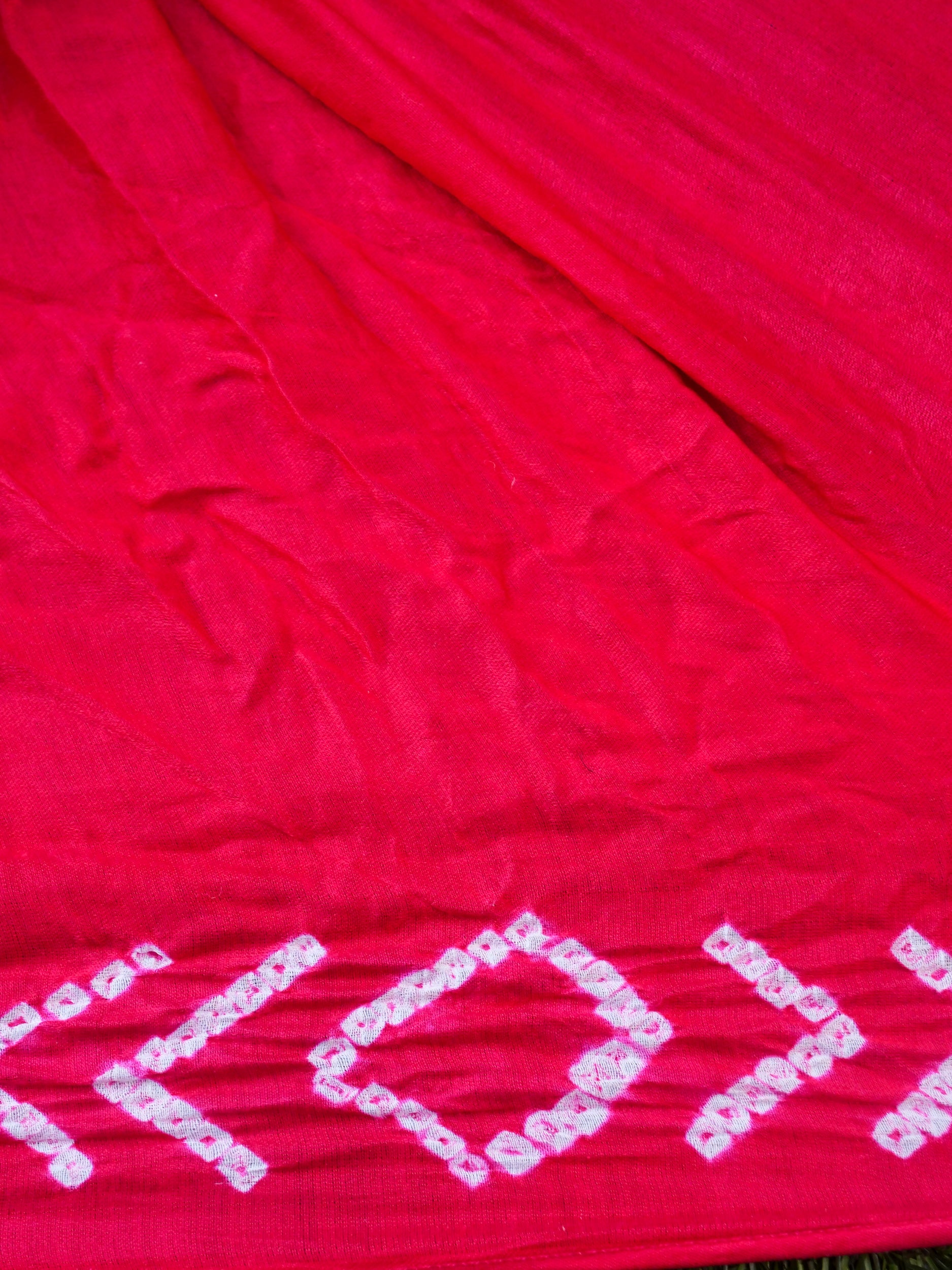 Handwoven Gajji Silk Gharchola Bandhani Saree