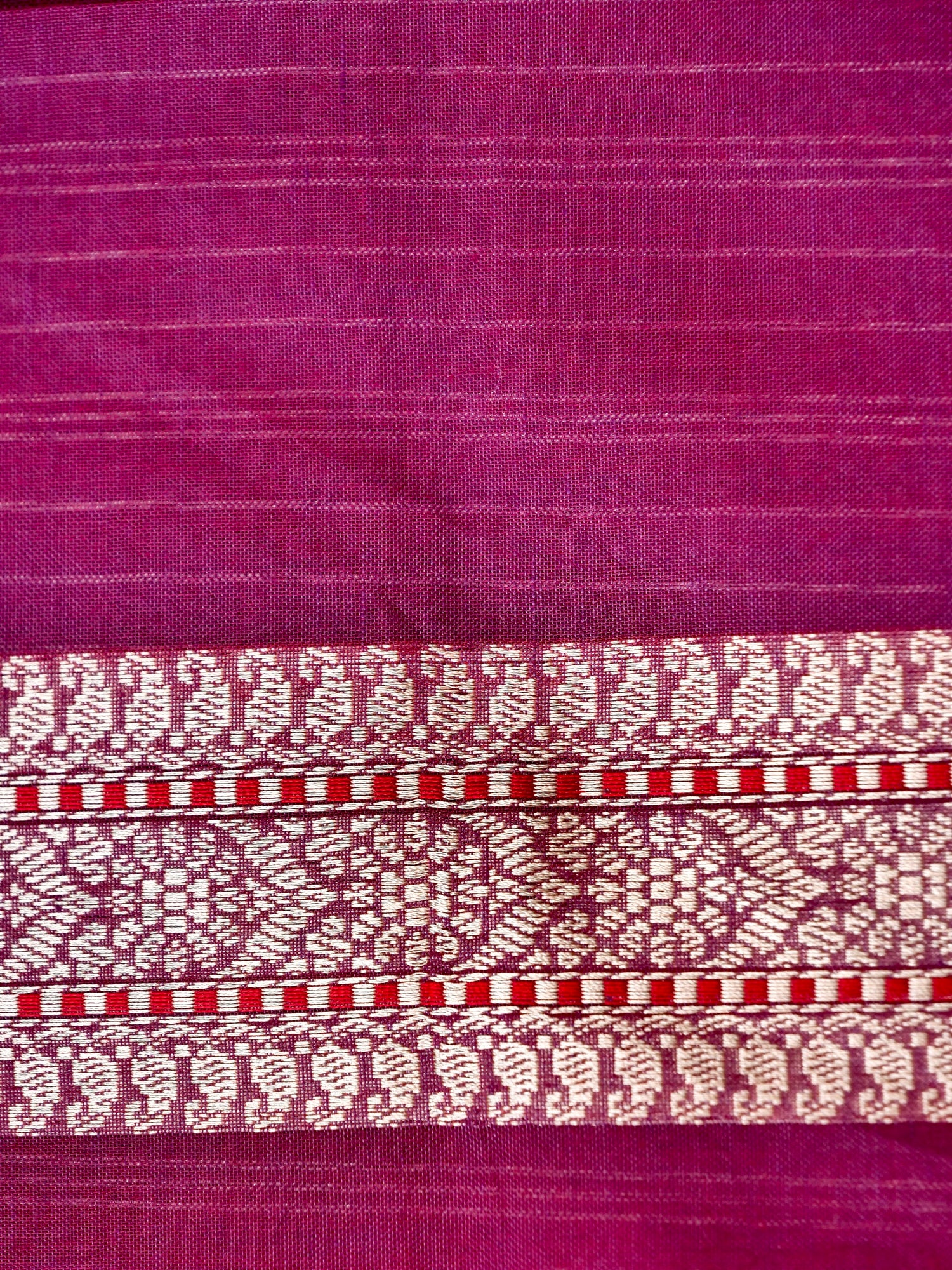 Handloom Katan Silk Banarasi Kadwa Ektara Saree