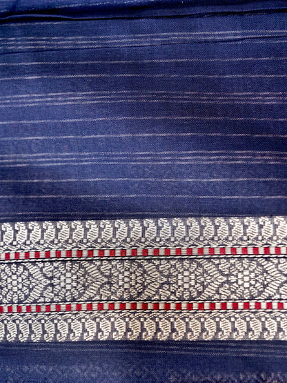 Handloom Katan Silk Banarasi Kadwa Ektara Saree