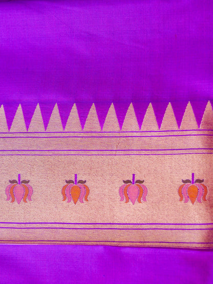 Handloom Banarasi Katan Silk Khinkhab Cow Saree