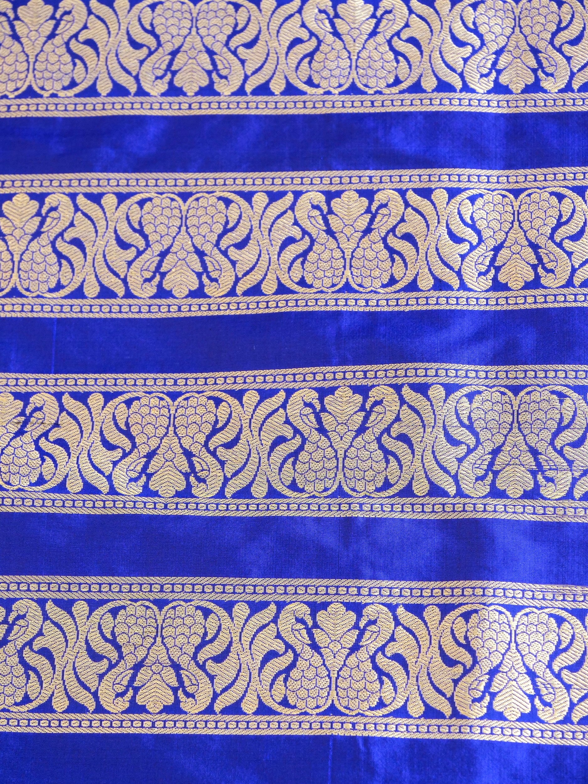 Handloom Banarasi Katan Silk Kalidar Lehenga