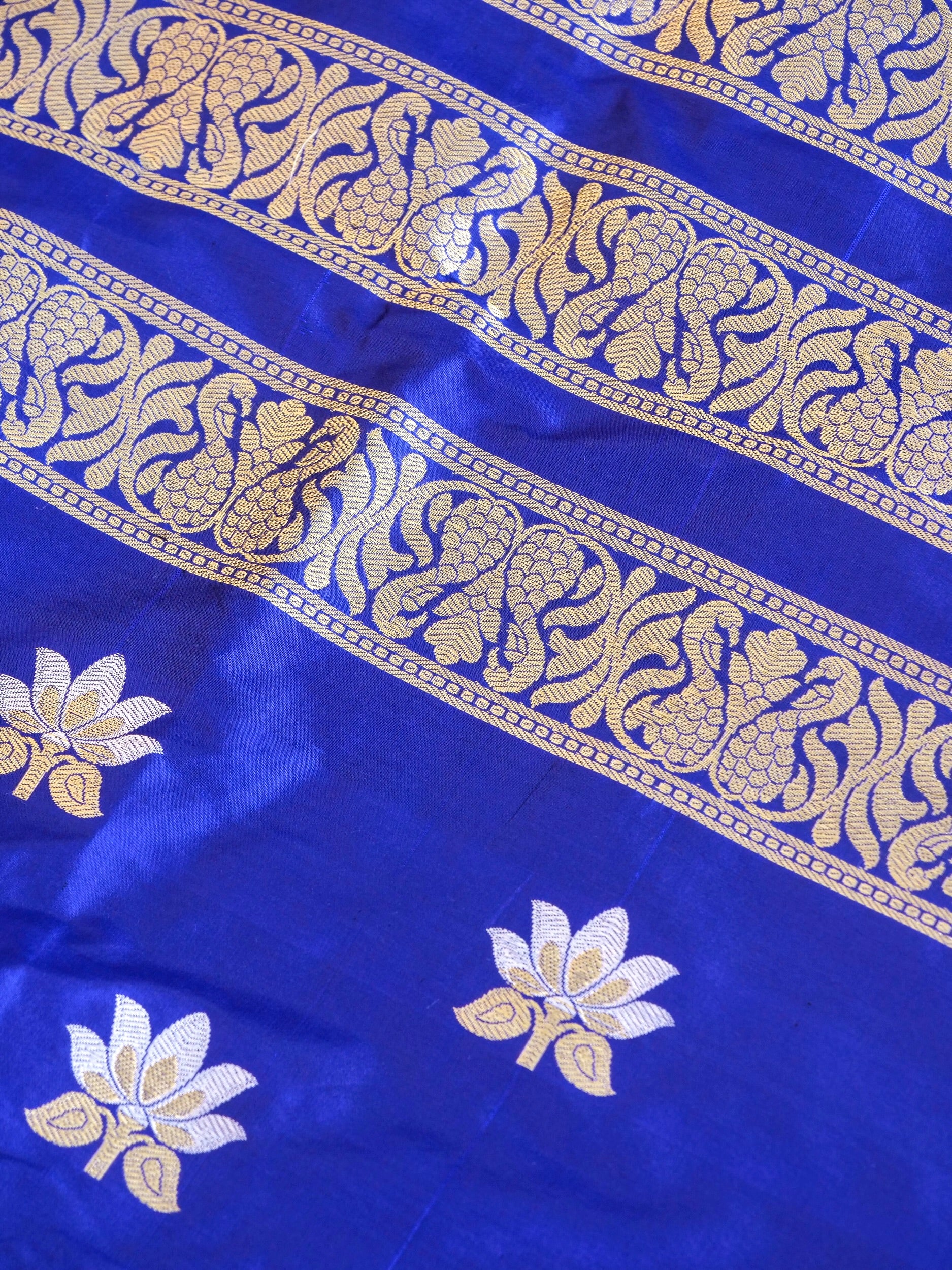 Handloom Banarasi Katan Silk Kalidar Lehenga