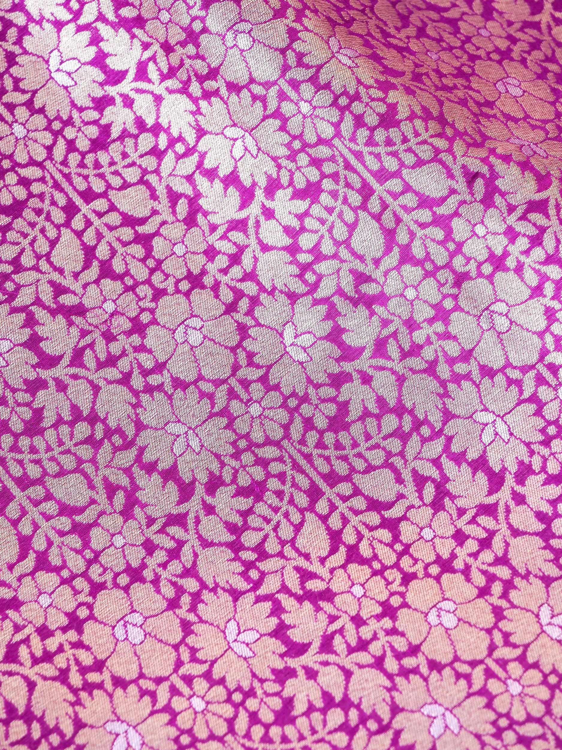 Banarasi Woven Kalidar Semi-stitched Lehenga