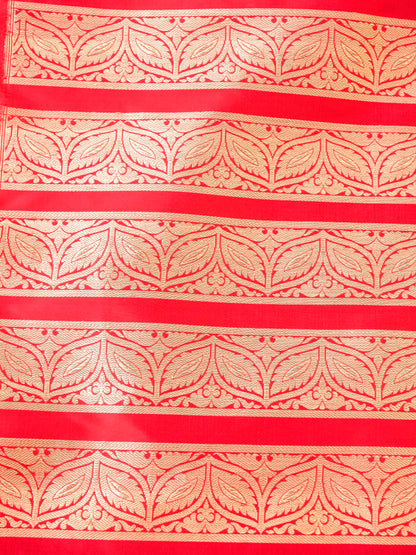 Handloom Banarasi Katan Silk Kalidar Crane Lehenga