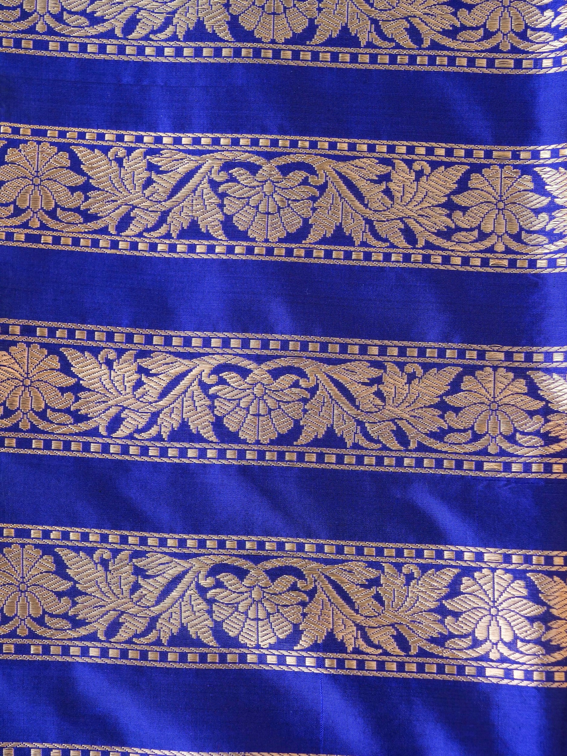 Handloom Banarasi Katan Silk Kalidar Lehenga