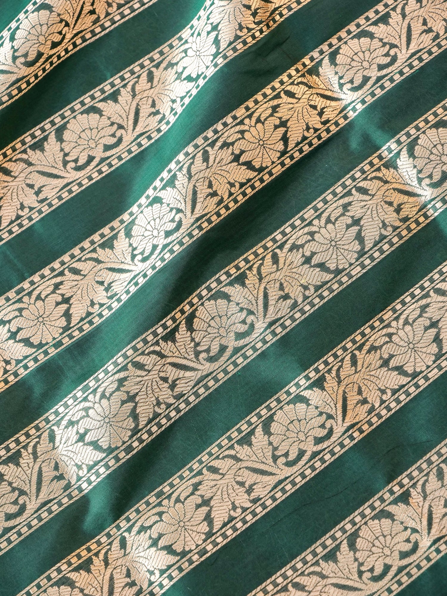 Handloom Banarasi Katan Silk Kalidar Lehenga