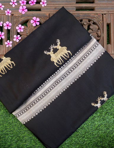 Handloom Banarasi Pure Katan Silk Zarmrig Kadwa Saree