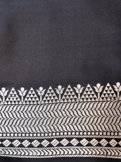 Handloom Banarasi Pure Katan Silk Zarmrig Kadwa Saree