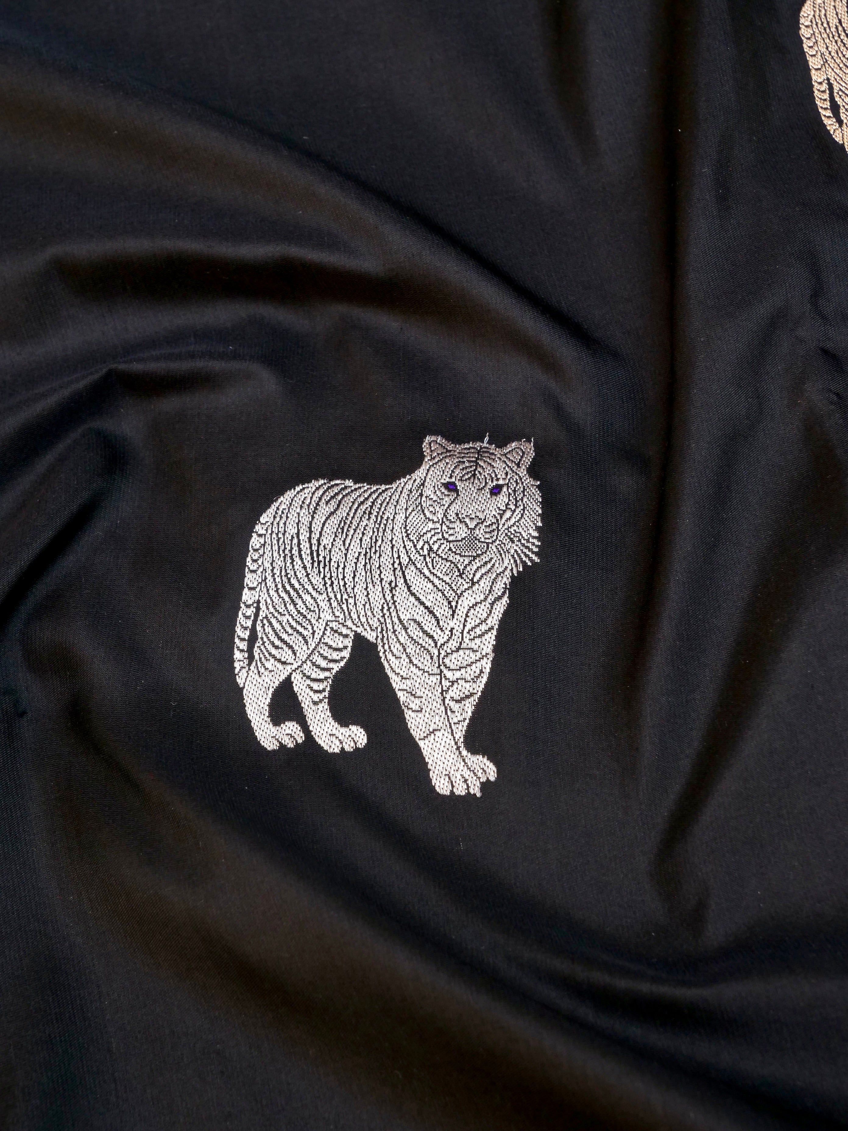 Handloom Banarasi Pure Katan Silk Zarmrig Kadwa Saree