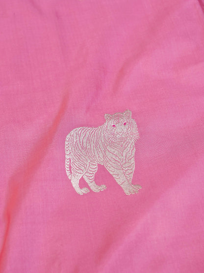 Handloom Banarasi Pure Katan Silk Zarmrig Kadwa Saree