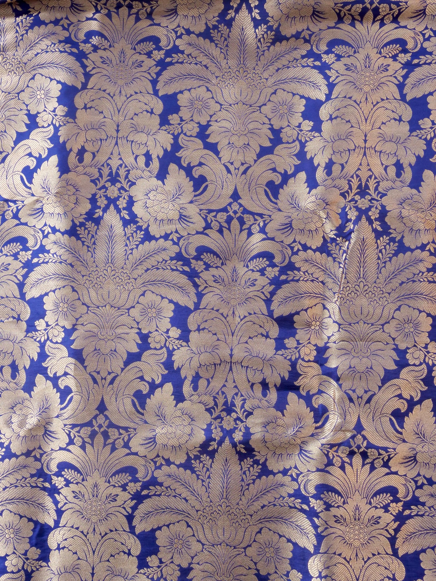 Handloom Pure Brocade Banarasi Fabric