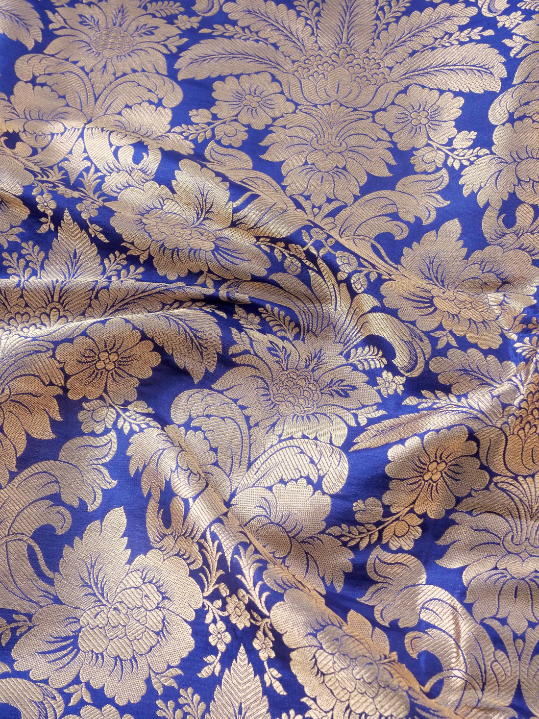 Handloom Pure Brocade Banarasi Fabric