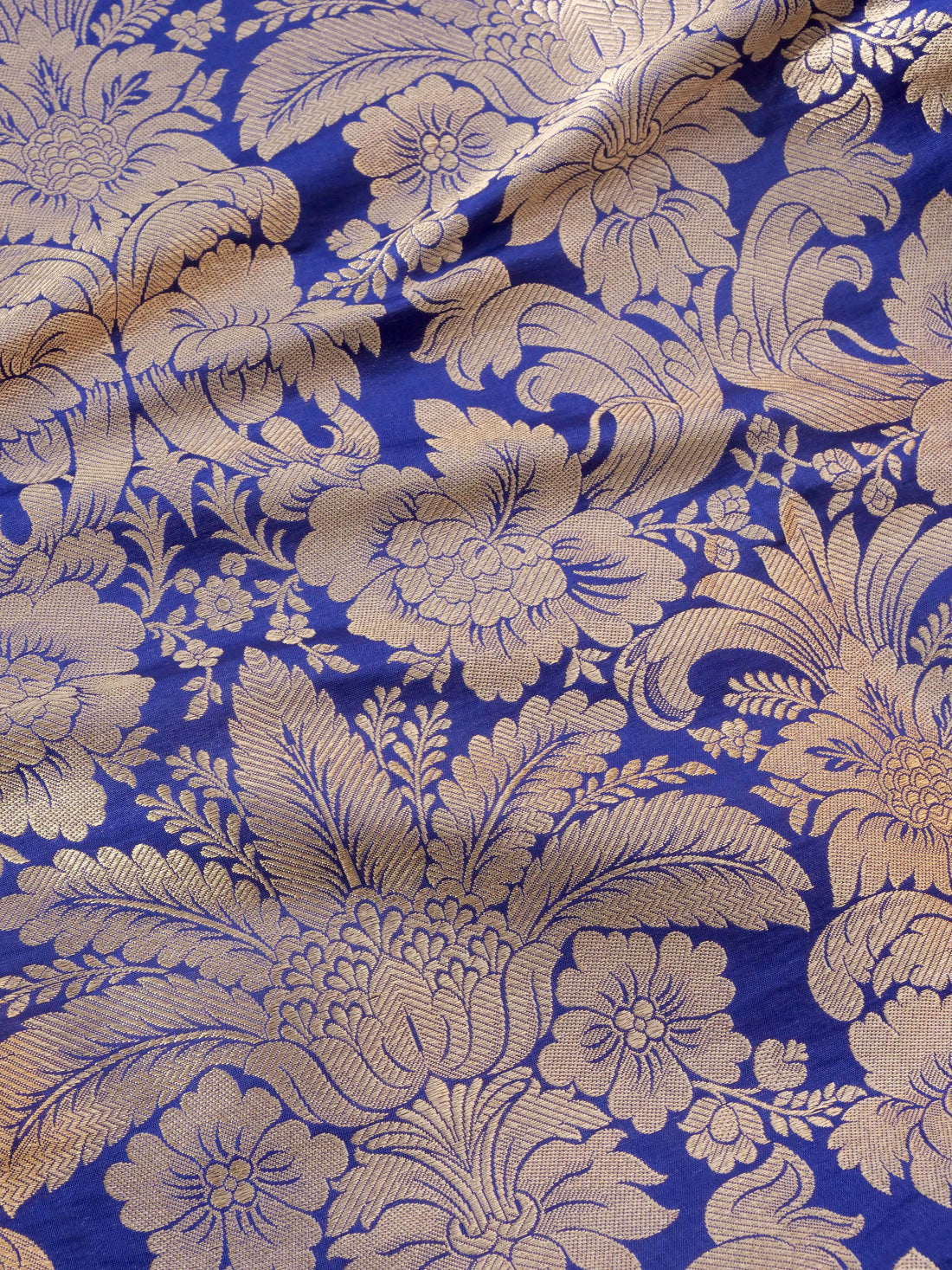 Handloom Pure Brocade Banarasi Fabric