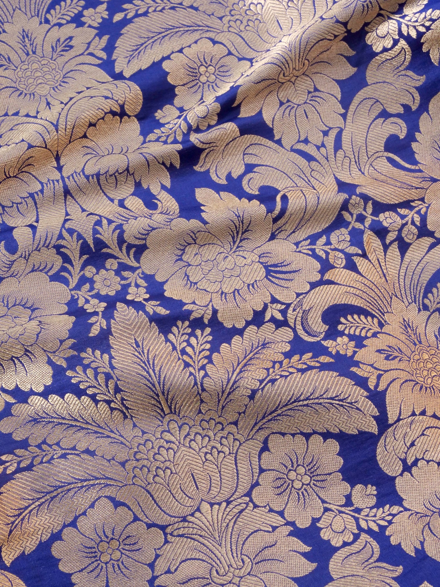 Handloom Pure Brocade Banarasi Fabric