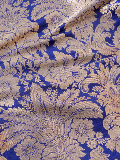 Handloom Pure Brocade Banarasi Fabric