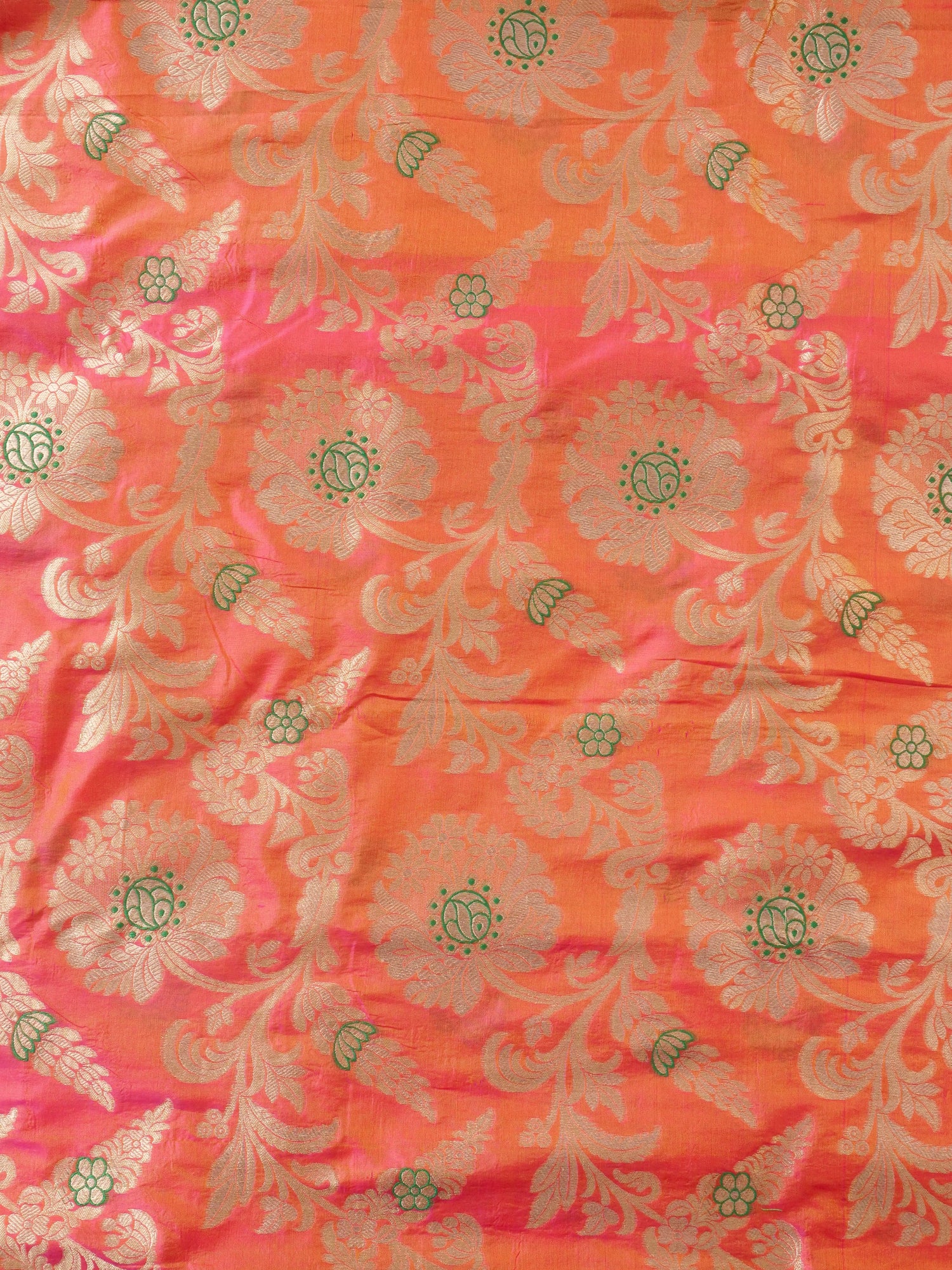 Handloom Pure Brocade Banarasi Fabric
