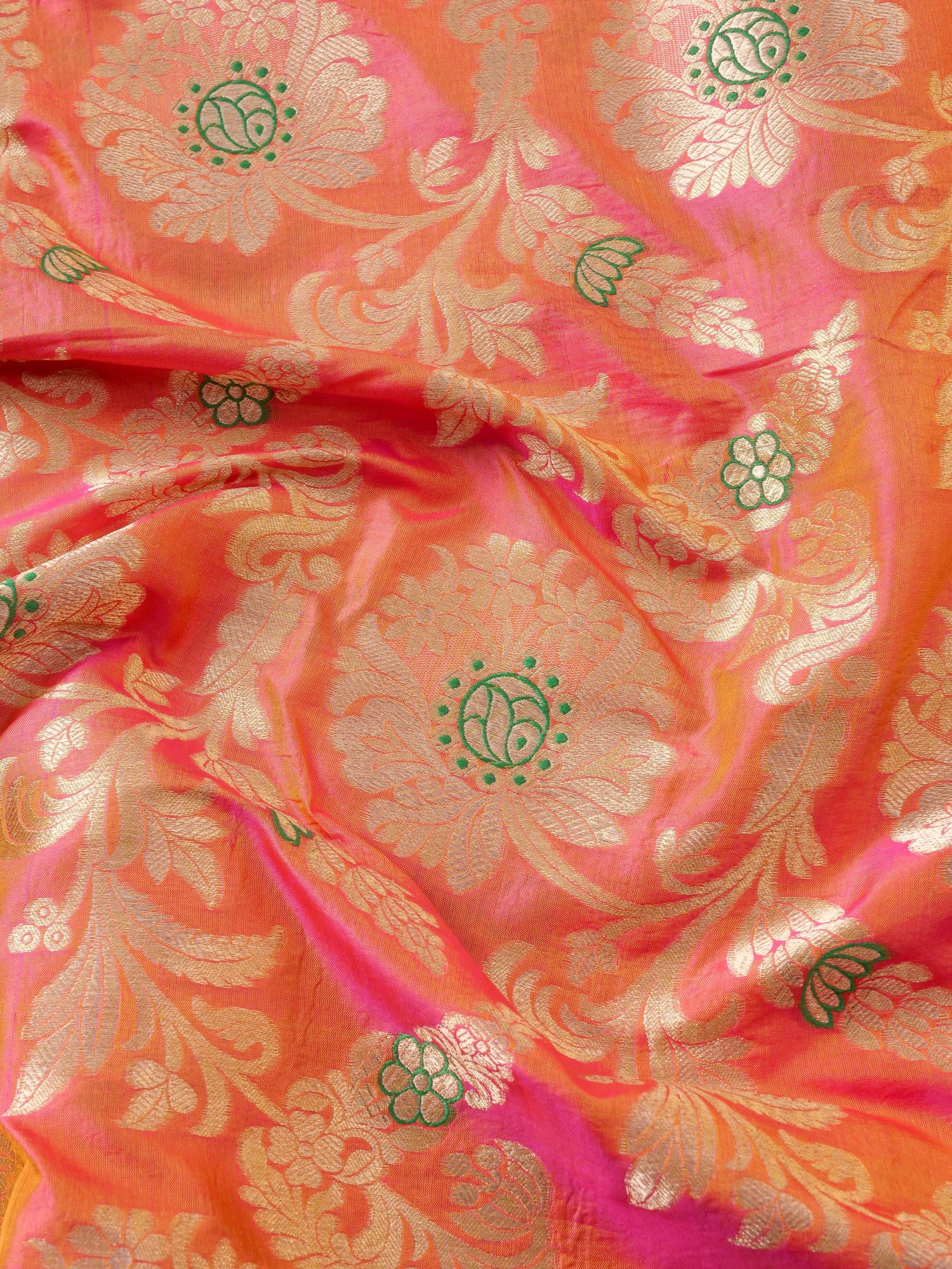 Handloom Pure Brocade Banarasi Fabric