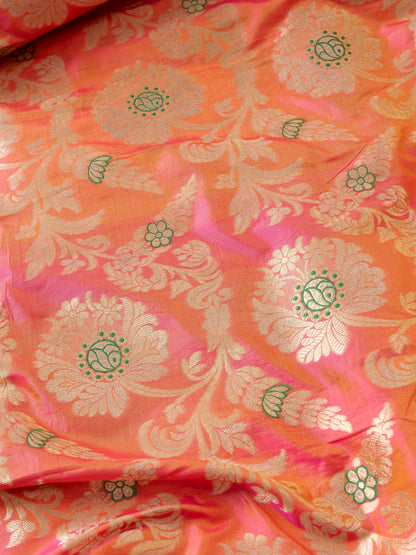 Handloom Pure Brocade Banarasi Fabric