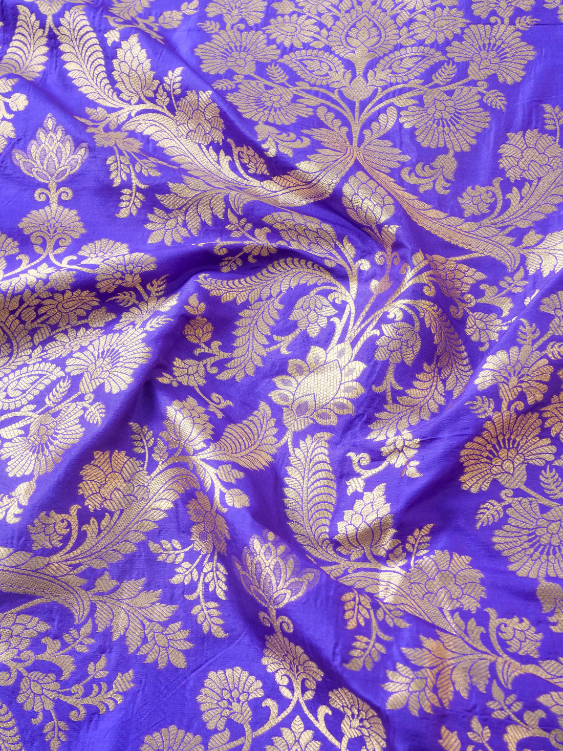 Handloom Pure Brocade Banarasi Fabric