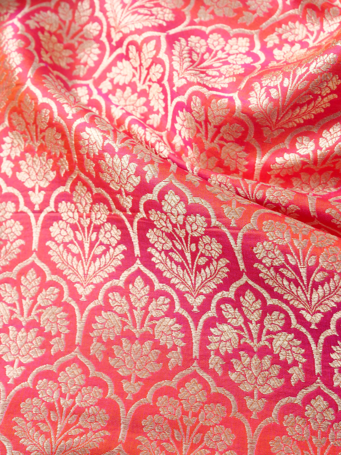 Handloom Pure Brocade Banarasi Fabric