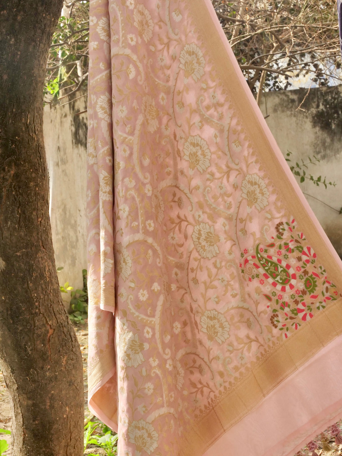 Georgette Banarasi Dyeable Dupatta
