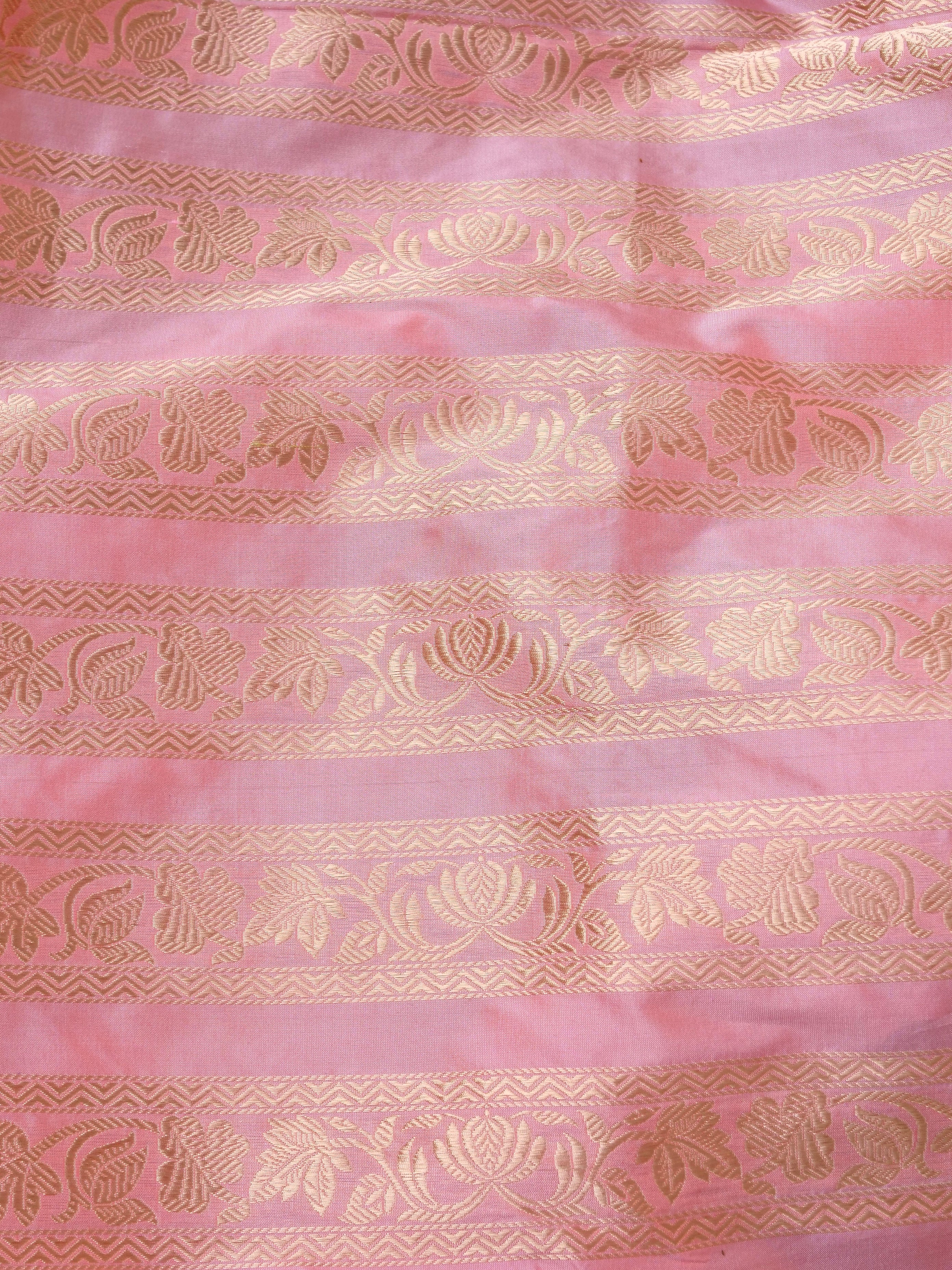 Handloom Banarasi Katan Silk Tarni Kalidar Lehenga