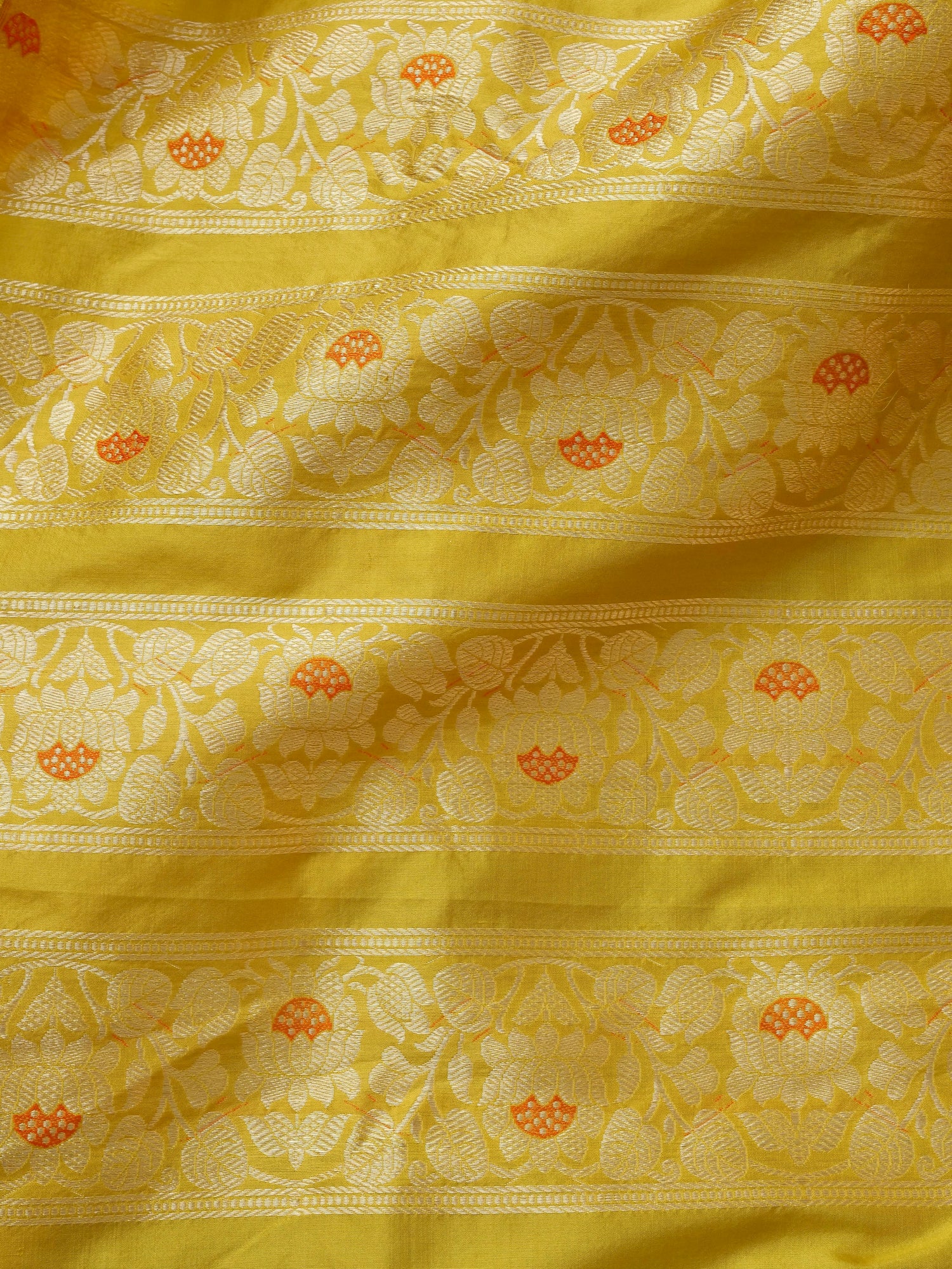 Handloom Banarasi Katan Silk Lavnaya Kalidar Lehenga