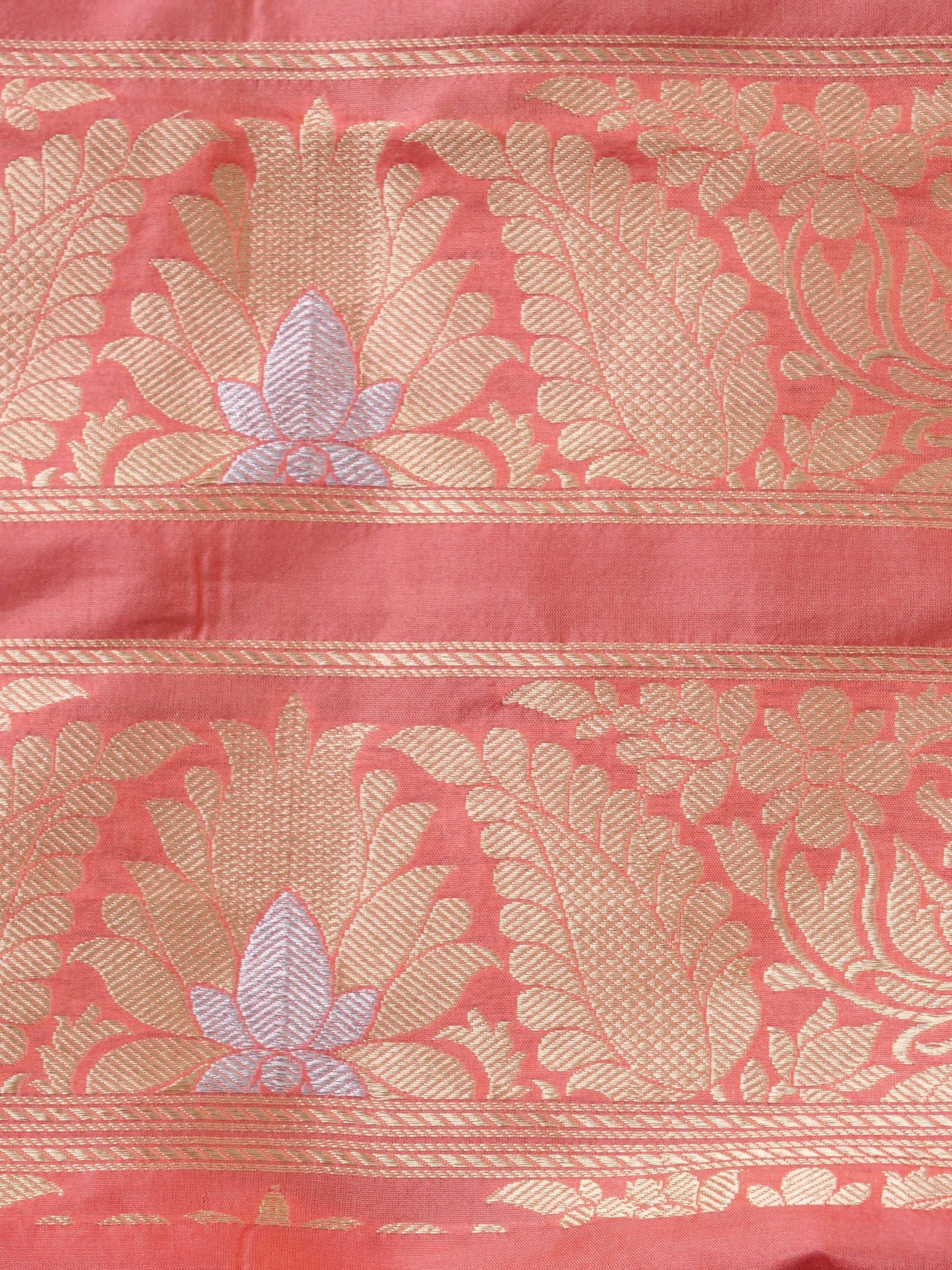 Handloom Banarasi Katan Silk Vrita Kalidar Lehenga