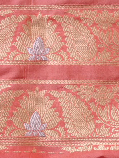 Handloom Banarasi Katan Silk Vrita Kalidar Lehenga