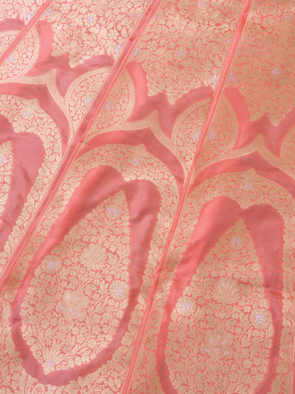 Handloom Banarasi Katan Silk Vrita Kalidar Lehenga