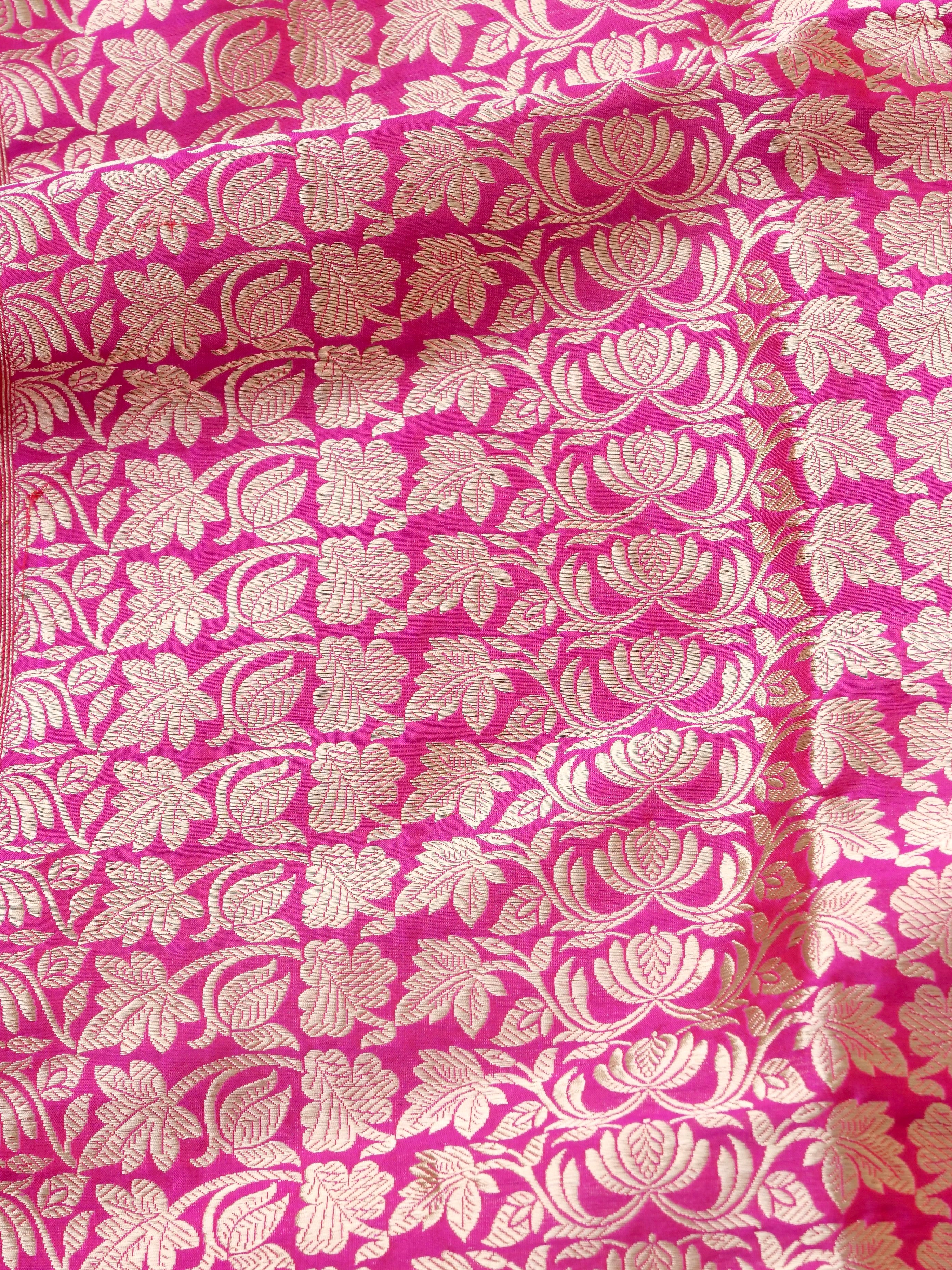 Handloom Banarasi Katan Silk Tarni Kalidar Lehenga