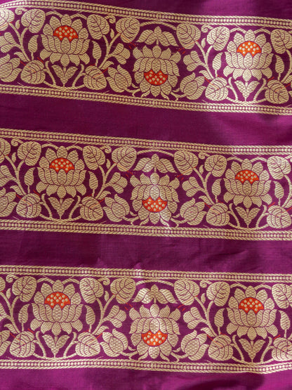 Handloom Banarasi Katan Silk Vanlata Kalidar Lehenga